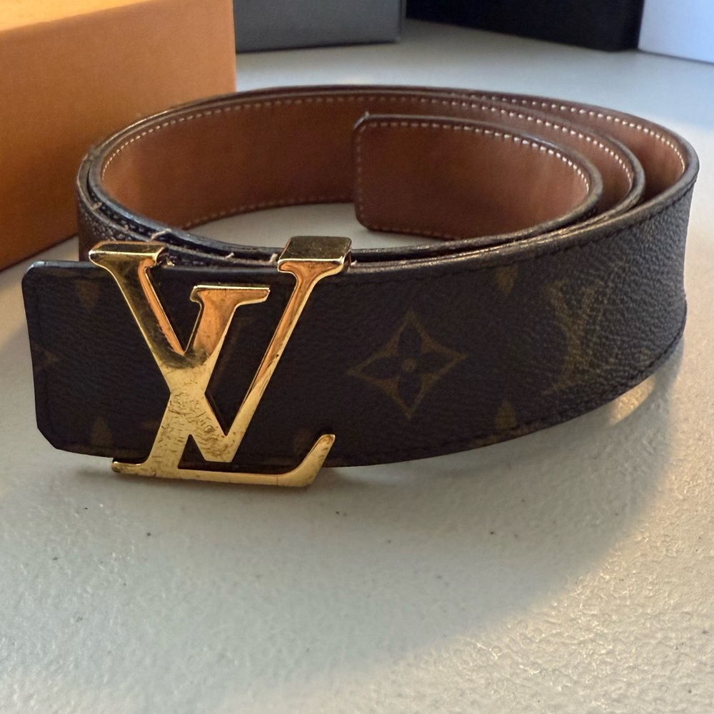 Louis Vuitton Initials Monogram Canvas Belt